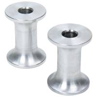 Allstar Performance Hourglass Spacers - Aluminum - 1/2" I.D. x 1-1/2" O.D. x 2" (Pair)