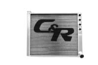 C&R Racing Sprint Car Radiator - Car Extruded Tube - Crossflow - Open - 20.47? x 17? - 1-1/2? Outlet