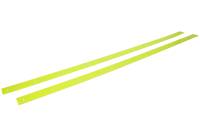 Five Star 2019 Late Model Body Nose Wear Strips - Flourescent Yellow (Pair)