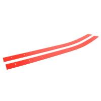 Five Star Race Car Bodies - Five Star Lower Nose Wear Strips - Fluorescent Red - Image 1