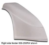 Five Star Race Car Bodies - Five Star MD3 Plastic Dirt Fender - Right - Chevron Blue (Older Style) - Image 3