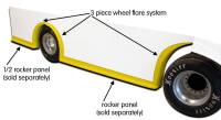 Five Star Race Car Bodies - Five Star MD3 Wheel Flare Kit - Fluorescent Green - Left - Image 5