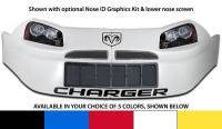 Five Star Race Car Bodies - Five Star Dodge Charger Nose - White - Image 3