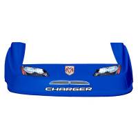MD3 Nose & Fender Combo Kits - Charger MD3 Combo Kits - Five Star Race Car Bodies - Five Star Charger MD3 Complete Nose and Fender Combo Kit - Chevron Blue (Older Style)