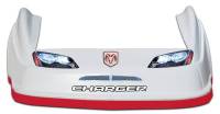 Five Star Race Car Bodies - Five Star Charger MD3 Complete Nose and Fender Combo Kit - Chevron Blue (Older Style) - Image 2