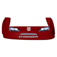 Five Star Race Car Bodies - Five Star Charger MD3 Complete Nose and Fender Combo Kit - Red (Older Style) - Image 1