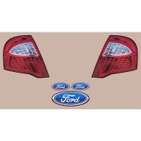 Decals, Graphics - Ford Fusion Decals - Five Star Race Car Bodies - Five Star Ford Fusion Tail ID Kit