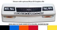 Five Star Race Car Bodies - Five Star 1988 Chevrolet Monte Carlo SS Nose Only Graphics Kit - Image 3