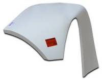 Five Star Race Car Bodies - Five Star ABC Plastic Fender - White - Left (Only) - For use with 8" Tires - Image 2