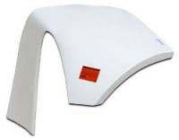 Five Star Race Car Bodies - Five Star ABC Plastic Fender - White - Right (Only) - For use with 8" Tires - Image 2