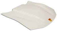 Five Star Race Car Bodies - Five Star Composite Hood w/ 2-1/2" Scoop - White - Image 2