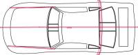 Five Star Race Car Bodies - Five Star ABC Body Complete Template Set - Chevrolet SS, Impala, Monte Carlo / Toyota Camry - Image 2