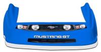 Five Star Race Car Bodies - Five Star Mustang MD3Complete Nose and Fender Combo Kit - Chevron Blue (Older Style) - Image 2