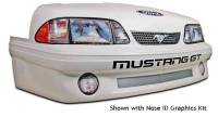 Five Star Race Car Bodies - Five Star 1993 Mustang Mini-Stock Nose - White - Image 2