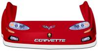 Five Star Race Car Bodies - Five Star Corvette MD3 Complete Nose and Fender Combo Kit - Chevron Blue (Older Style) - Image 2