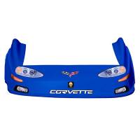 Five Star Race Car Bodies - Five Star Corvette MD3 Complete Nose and Fender Combo Kit - Chevron Blue (Newer Style) - Image 1