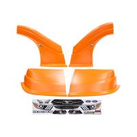 Five Star Race Car Bodies - Fivestar MD3 Evolution Nose and Fender Combo Kit - Mustang - Orange (Flat RS Fender) - Image 1