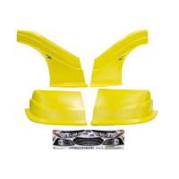 Five Star Race Car Bodies - Fivestar MD3 Evolution Nose and Fender Combo Kit - Fusion - Yellow (Flat RS Fender) - Image 1