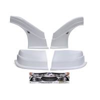 Five Star Race Car Bodies - Fivestar MD3 Evolution Nose and Fender Combo Kit - Fusion - White (Flat RS Fender) - Image 1