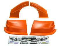 Five Star Race Car Bodies - Fivestar MD3 Evolution Nose and Fender Combo Kit - Chevy SS - Orange - Image 4