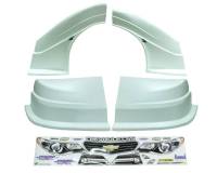 Five Star Race Car Bodies - Fivestar MD3 Evolution Nose and Fender Combo Kit - Chevy SS - White - Image 4
