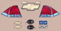 Five Star Race Car Bodies - Five Star Impala Tail Only Graphics Kit - Image 2