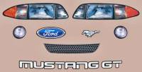Five Star Race Car Bodies - Five Star 1993 Mustang Mini-Stock Nose ID Graphics Kit - Image 2