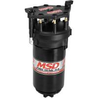 Magnetos and Components - Magneto - MSD - MSD Pro Mag 44 Amp Generator - CW Rotation - Black - Standard Cap - Band Clamp