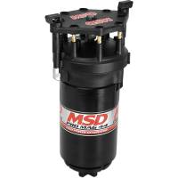 Distributors, Magnetos and Components - Magnetos and Components - MSD - MSD Pro Mag 44 Amp Generator - CCW Rotation - Black - Standard Cap - Band Clamp