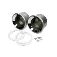 Hagan Street Rod Necessities Frenched Headlamp Set Chrome Plated'