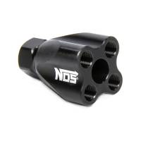 NOS - Nitrous Oxide Systems - Nitrous Oxide Systems (NOS) Showerhead Distribution Block wo/Fittings Black