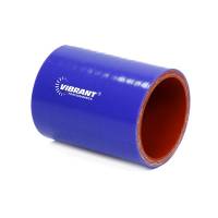 Vibrant Performance 4 Ply Silicone Sleeve 2i n I.D. x 3" long - Blue