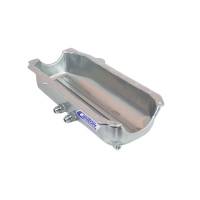 Canton Racing Products - Canton Shallow Dry Sump Oil Pan - SB Chevy - (2) -12 AN Pickup Fittings On Right Side - Pre 85 Block w/ LH or RH Dipstick - Image 2