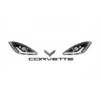 Decals, Graphics - Chevrolet Corvette Decals - Dominator Racing Products - Dominator Nite-Glo Nose Decal Kit - Corvette