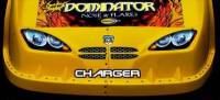 Dominator Racing Products - Dominator Nite-Glo Nose Decal Kit - Charger - Image 2