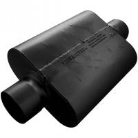 Exhaust System - Flowmaster - Flowmaster 30 Series Delta Force Race Muffler - 4" Center Inlet, 4" Center Outlet - Aggressive Sound - 14.00" x 12.00" x 5.00"