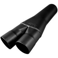 Exhaust Pipes, Systems and Components - Y-Pipe Merge Collectors - Flowmaster - Flowmaster Y Collector - Length: 17 1/2" - Primary Size (Slip-Fit) 2-1/4" - Outlet Size (Final) 3"