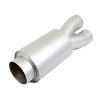 Howe 2 Into 1 Merge Muffler - 3-1/2" In / 5" Out - 7" Case x 21" Length