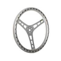 Competition Steering Wheels - Aluminum Lightweight - 15" Aluminum Lightweight Steering Wheels - Joes Racing Products - JOES Lightweight Aluminum Steering Wheel - 15" Dished - Natural