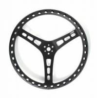 JOES Racing Products - Joes 13" LW Flat Aluminum Steering Wheel - Black - Image 4