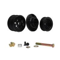 KRC Serpentine Pulley Kit - 15% Water Pump Reduction - SB Chevy