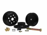 KRC Power Steering - KRC Pro Series Serpentine Pulley Kit 15% Water Pump Reduction - SB Chevy w/ Block Mounted Pump - Image 2