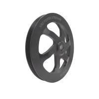 KRC Power Steering - KRC 6.0" V-Belt Power Steering Pump Pulley - GM Offset - (For KRC Cast Iron Pumps Only)