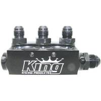 King Racing Products - King Fuel Block w/ Fittings - Image 1