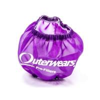 Outerwears 3" Shielded Crank Breather Pre-Filter w/o Top - Purple