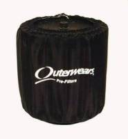 Outerwears Performance Products - Outerwears Water Repellent Air Filter Pre-Filter w/o Top - Black - 10-1/2" Diameter x 10-1/2" H - Image 2