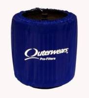 Outerwears Performance Products - Outerwears Water Repellent Air Filter Pre-Filter w/o Top - Blue - 10-1/2" Diameter x 10-1/2" H - Image 2