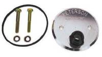 Peterson Fluid Systems - Peterson Oil Filter Block Off Plate - Early Chevy V8 -12 AN Fitting w/ (1) 3/8"-16 Bolt Mount - Image 2