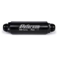Peterson Fluid Systems - Peterson 400 Series Inline Oil Filter -20 AN Fittings - 75 Micron - Image 1