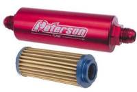 Peterson Fluid Systems - Peterson 400 Series Inline Oil Filter -20 AN Fittings - 75 Micron - Image 2
